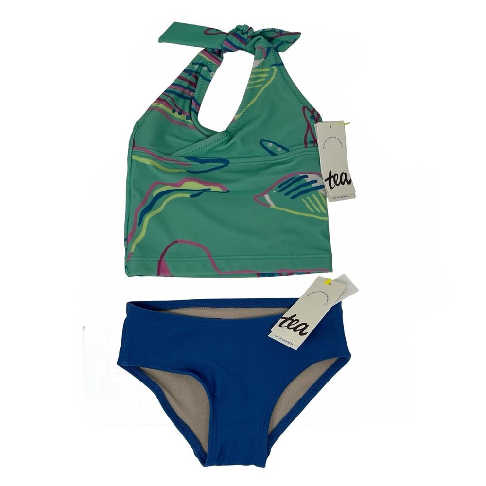Tea Collection NWT Takini and Swim Bottom Bundle. Size 2